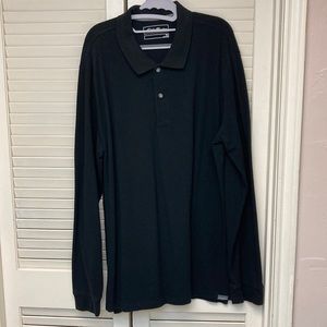 Eddie Bauer Black LS Polo XLT